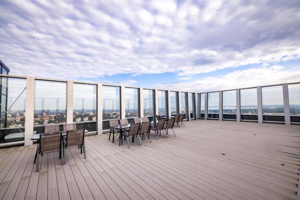 Hanza Tower Lux Sauna&Pool Stettino Esterno foto